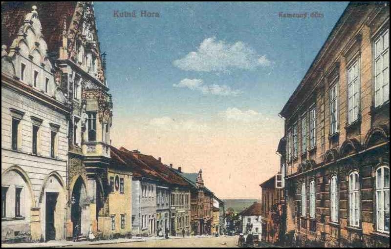 Kutná Hora 1926 Kamenný dům